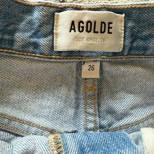 Agolde Classic Light Blue Jeans